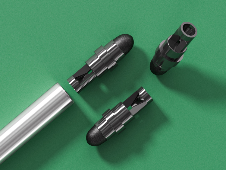 雙頭兩用眉筆空管包材注塑加工 雙頭兩用眉筆空管包材注塑加工