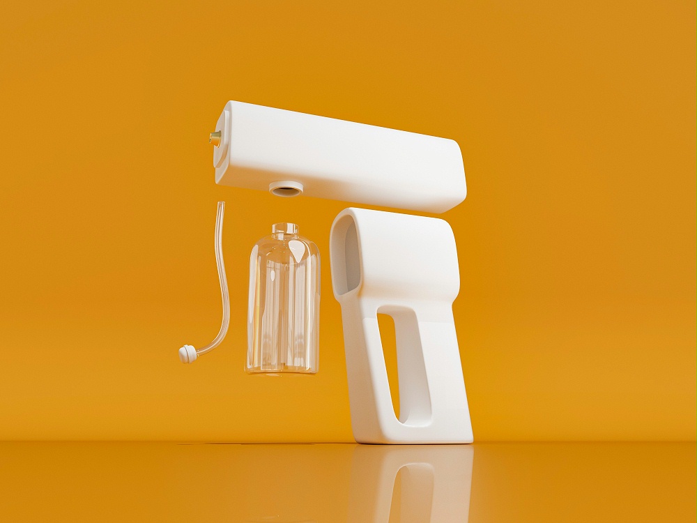 酒精消毒槍外殼注塑 酒精消毒槍外殼注塑