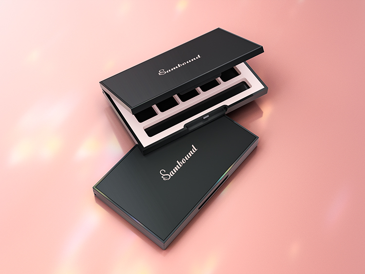 10格高質(zhì)感亞面空眼影盤包裝定制 10格高質(zhì)感亞面空眼影盤包裝定制