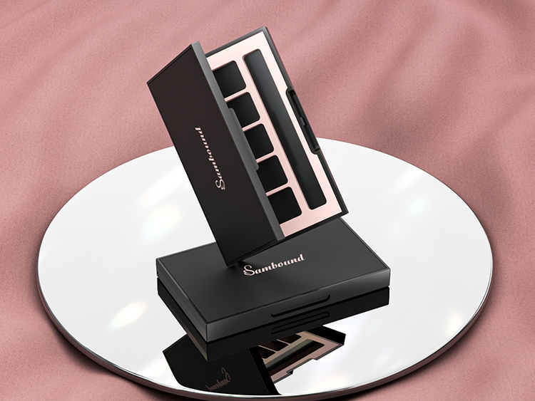 10格高質(zhì)感亞面空眼影盤包裝定制 10格高質(zhì)感亞面空眼影盤包裝定制