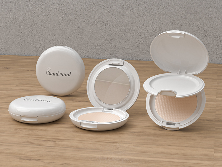 化妝品的包裝粉餅盒注塑 化妝品的包裝粉餅盒注塑
