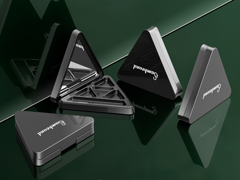 定制三角形眼影盤塑料包裝 定制三角形眼影盤塑料包裝